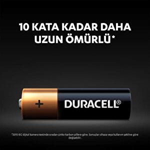 Duracell Alkalin Aa Kalem Piller, 4 Lu Paket