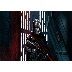 Captain Phasma Silahlı Puzzle Yapboz Mdf Ahşap 120 Parça