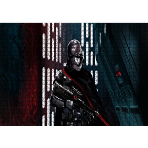 Captain Phasma Silahlı Puzzle Yapboz Mdf Ahşap 1000 Parça