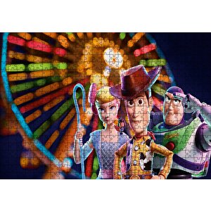 Woody, Buzz Lightyear, Bo Peep Puzzle Yapboz Mdf Ahşap 500 Parça