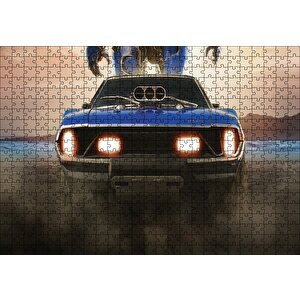 Transformers Bumblebee Dropkick Puzzle Yapboz Mdf Ahşap 500 Parça