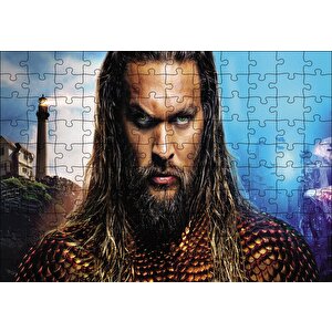 Aquaman Keskin Bakışlar Puzzle Yapboz Mdf Ahşap 120 Parça