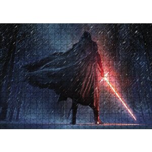 Kylo Ren Karlar Yağışı Görseli Puzzle Yapboz Mdf Ahşap 500 Parça
