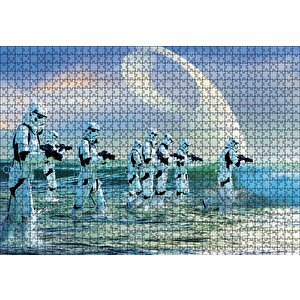 Star Wars Rogue One Stormtroopers Puzzle Yapboz Mdf Ahşap 1000 Parça