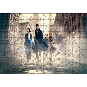 Fantastik Canavarlar Bloklar Arasında Puzzle Yapboz Mdf Ahşap 120 Parça