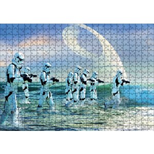 Star Wars Rogue One Stormtroopers Puzzle Yapboz Mdf Ahşap 500 Parça