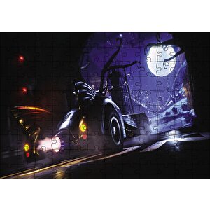 Betmen Batmobil Puzzle Yapboz Mdf Ahşap 120 Parça