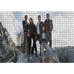 Power Rangers Naomi Scott Becky G Rj Cyler Ludi Lin Dacre Puzzle Yapboz Mdf Ahşap 1000 Parça