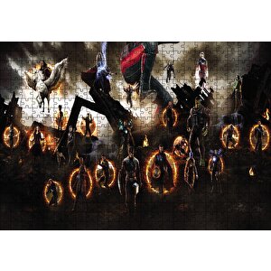 Avengers Endgame Son Savaş Görseli Puzzle Yapboz Mdf Ahşap 500 Parça
