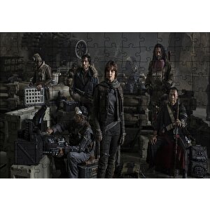 Star Wars Rogue One Kadro Puzzle Yapboz Mdf Ahşap 120 Parça