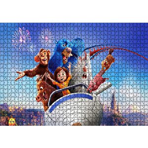 Wonder Park Puzzle Yapboz Mdf Ahşap 1000 Parça