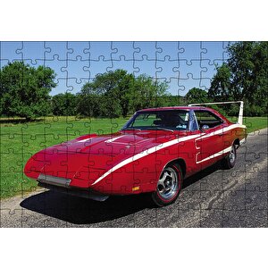 Dodge Charger Daytona Klsasik Görsel Puzzle Yapboz Mdf Ahşap 120 Parça