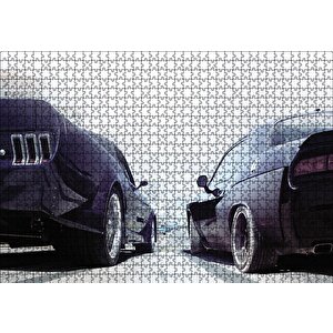 Cakapuzzle  Hızlı Ve Öfkeli 8 Drag Araçları Puzzle Yapboz Mdf Ahşap