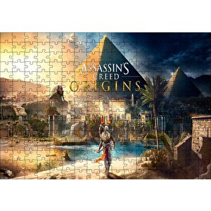Assassins Creed Origins Egypt Puzzle Yapboz Mdf Ahşap 255 Parça