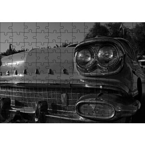 Klasik Pontiac Sb Görseli Puzzle Yapboz Mdf Ahşap 120 Parça