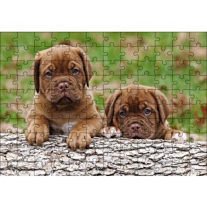Meksika Yavru Köpekler Görseli Puzzle Yapboz Mdf Ahşap 120 Parça