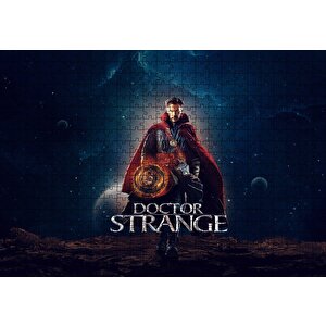 Dr. Strange Benedict Cumberbatch Puzzle Yapboz Mdf Ahşap 500 Parça