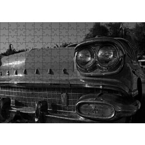 Klasik Pontiac Sb Görseli Puzzle Yapboz Mdf Ahşap 255 Parça