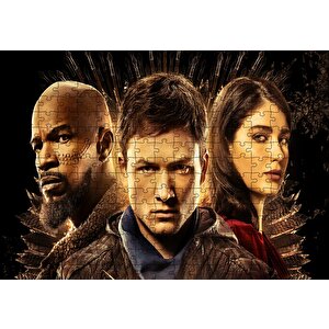 Robin Hood Jamie Fox Eve Hewson Taron Egerton Puzzle Yapboz Mdf Ahşap 255 Parça