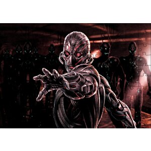 Ultron Supervillain Ve Robotlar Puzzle Yapboz Mdf Ahşap 120 Parça
