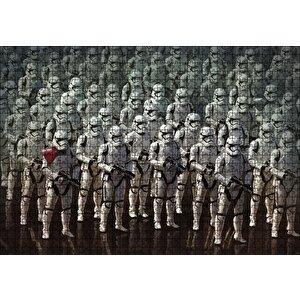 Star Wars Güç Uyanıyor Stormtroopers Puzzle Yapboz Mdf Ahşap 1000 Parça