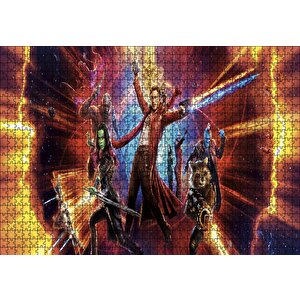 Guardians Of The Galaxy Vol 2 Big Hero Bang Puzzle Yapboz Mdf Ahşap 1000 Parça