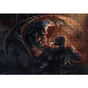 Venom Riot Cenin Artwork Puzzle Yapboz Mdf Ahşap 500 Parça