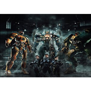 Pacific Rim Uprising Saber Athena Gipsy Avenger Puzzle Yapboz Mdf Ahşap 120 Parça