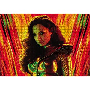 Gal Gadot Görseli Puzzle Yapboz Mdf Ahşap 500 Parça
