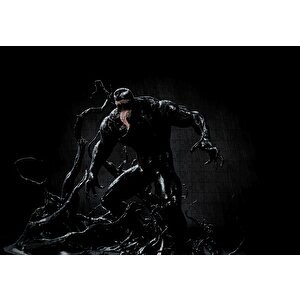 Venom Dark Black Artwork Puzzle Yapboz Mdf Ahşap 500 Parça