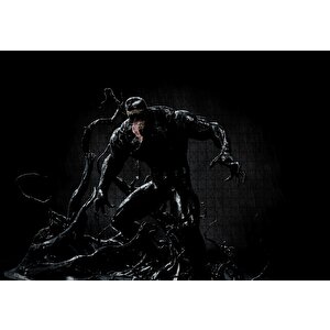 Venom Dark Black Artwork Puzzle Yapboz Mdf Ahşap 1000 Parça