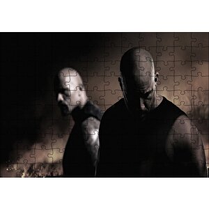 Dwayne Johnson Ve Vin Diesel Puzzle Yapboz Mdf Ahşap 120 Parça
