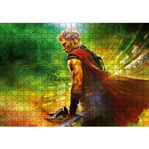 Thor Ragnarok Chris Hemsworth Arena Puzzle Yapboz Mdf Ahşap 500 Parça