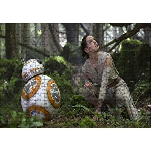 Star Wars Daisy Ridley Puzzle Yapboz Mdf Ahşap 255 Parça
