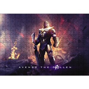 Avengers Endgame Thanos Puzzle Yapboz Mdf Ahşap 255 Parça
