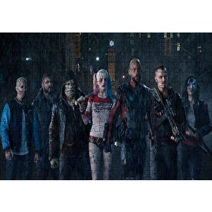 Suicide Squad Kahramanlar Puzzle Yapboz Mdf Ahşap 255 Parça