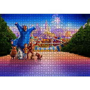 Wonder Park Kahramanlar Puzzle Yapboz Mdf Ahşap 1000 Parça