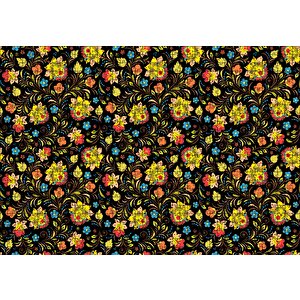 Rus Stili Çiçek Desenleri Puzzle Yapboz Mdf Ahşap 1000 Parça