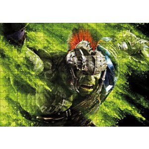Thor Ragnarok Hulk Mark Ruffalo Puzzle Yapboz Mdf Ahşap 255 Parça