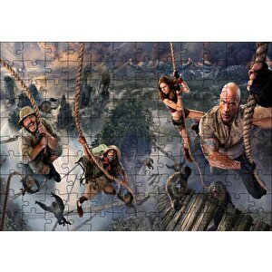Jumanji The Next Level Sıkı Tutunun Puzzle Yapboz Mdf Ahşap 120 Parça