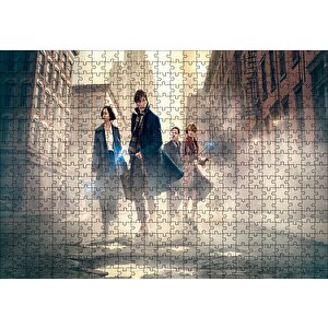 Fantastik Canavarlar Bloklar Arasında Puzzle Yapboz Mdf Ahşap 500 Parça