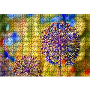 Allium Carinatum Puzzle Yapboz Mdf Ahşap 1000 Parça