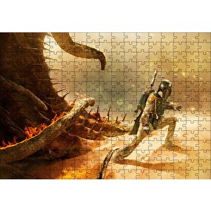 Star Wars Return Of The Jedi Boba Feet Puzzle Yapboz Mdf Ahşap 255 Parça