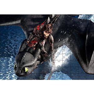 Ejderhanı Nasıl Eğitirsin 3 Hıçgıdık Ve Dişsiz Puzzle Yapboz Mdf Ahşap 120 Parça