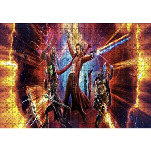 Guardians Of The Galaxy Vol 2 Big Hero Bang Puzzle Yapboz Mdf Ahşap 500 Parça