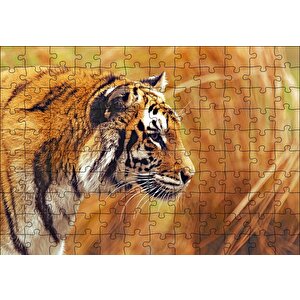 Bengal Kaplanı Puzzle Yapboz Mdf Ahşap 120 Parça
