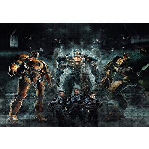 Pacific Rim Uprising Saber Athena Gipsy Avenger Puzzle Yapboz Mdf Ahşap 500 Parça