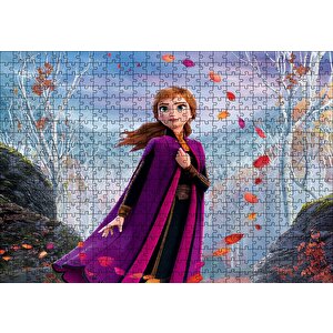 Frozen 2 Anna Puzzle Yapboz Mdf Ahşap 500 Parça