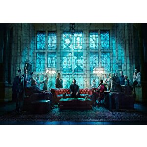 John Wick 3 Kadro Puzzle Yapboz Mdf Ahşap 255 Parça