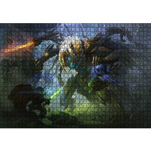 Star Wars Yoda Vs General Grievous Puzzle Yapboz Mdf Ahşap 1000 Parça